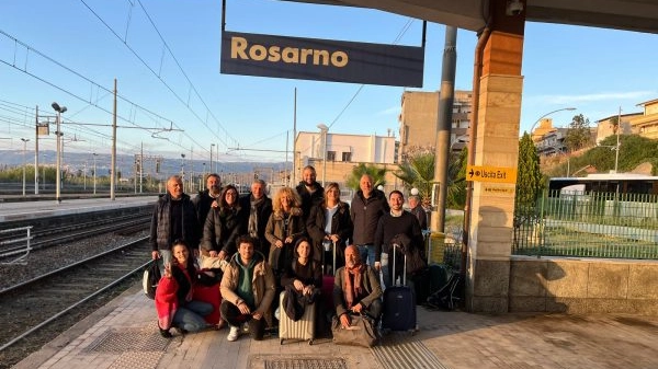 La delegazione valdarnese in Calabria