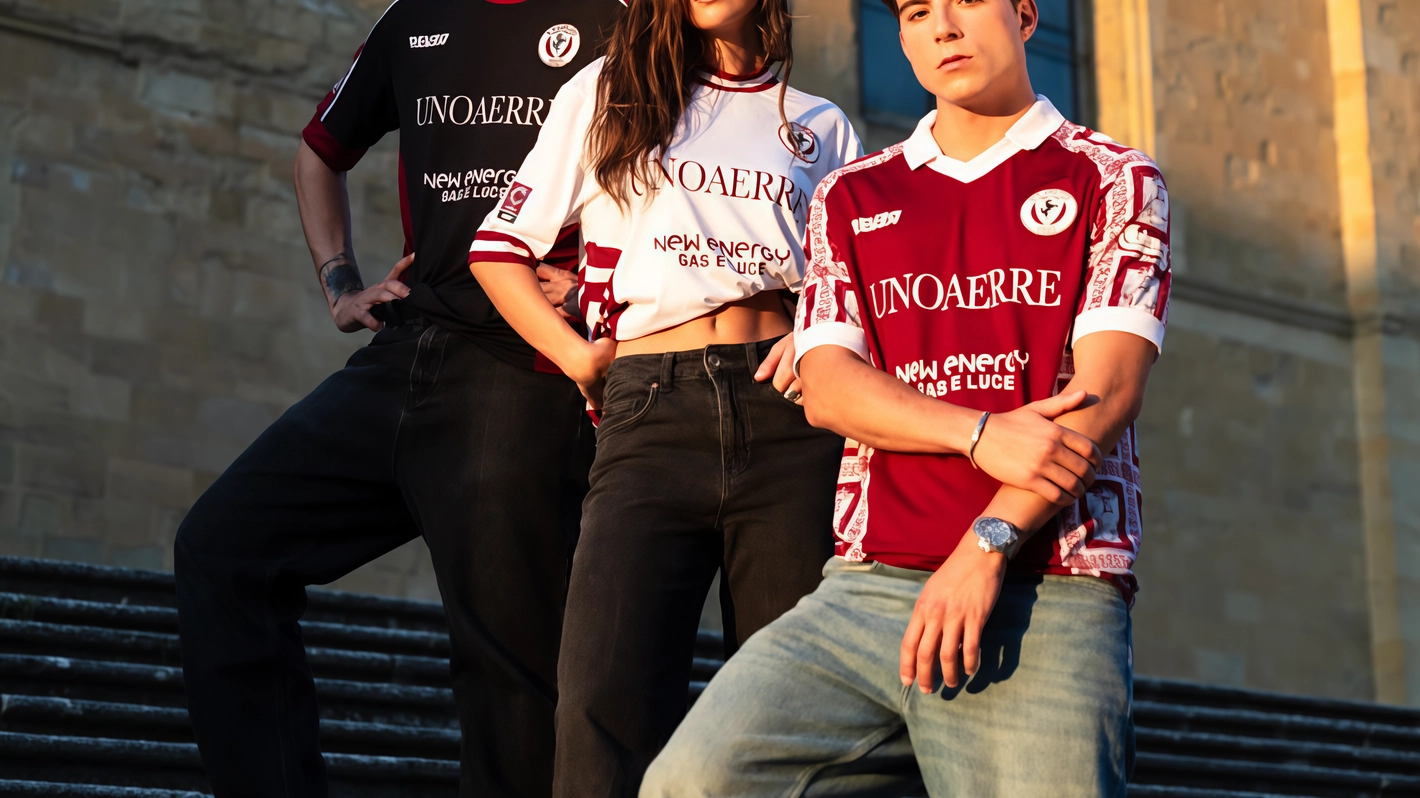 Polemica sull’Arezzo calcio. La Madonna sulle maglie e la modella posa in duomo