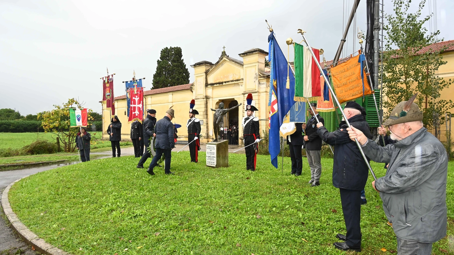 Un momento della cerimonia