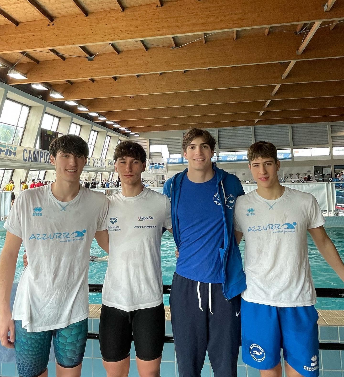 Nuoto, l'Azzurra brilla ai campionati di Livorno