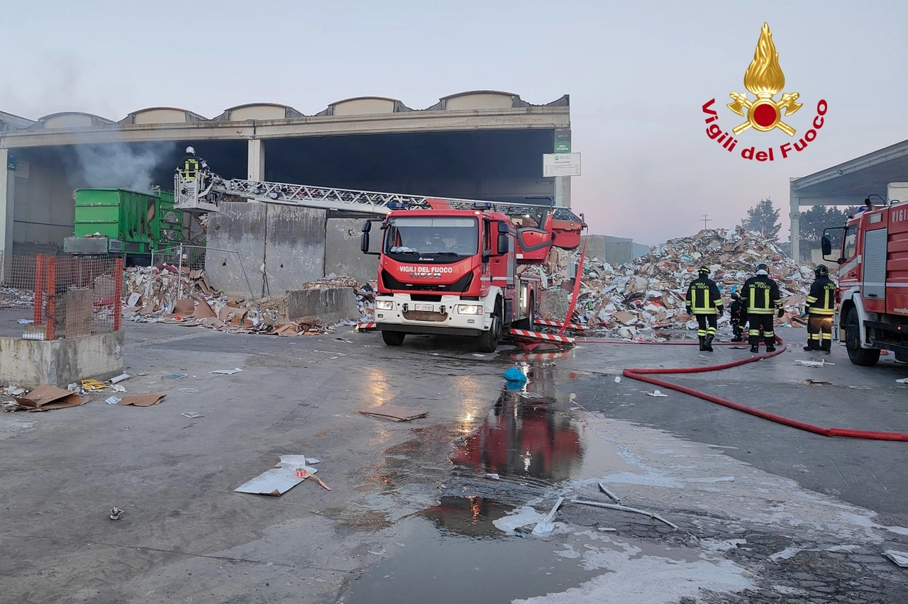 L'incendio a Molin Nuovo