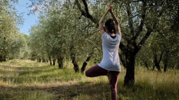 Yoga all'aria aperta 