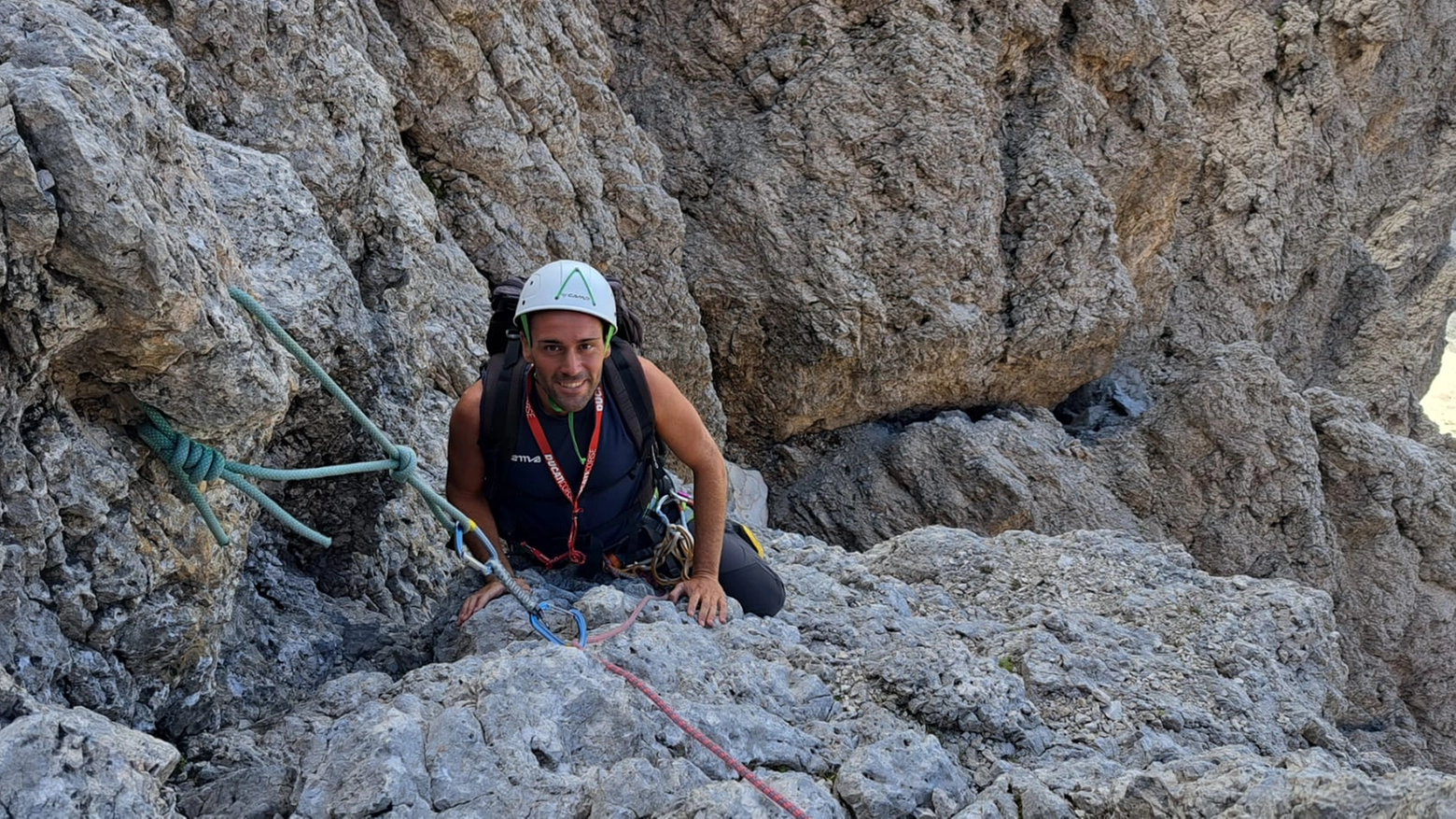 Lucio Montanarini, 33enne mantovano morto in montagna (Foto profilo Facebook)