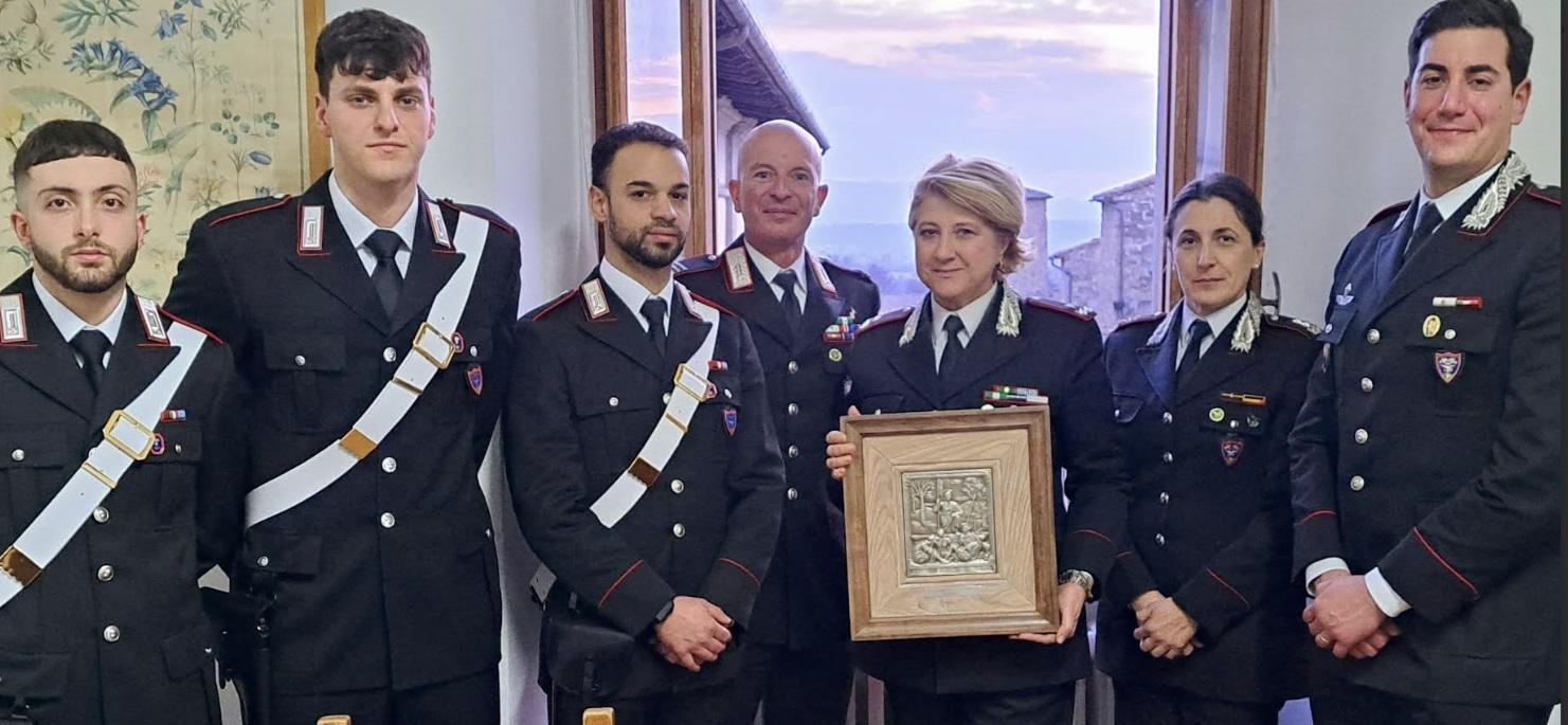 Il Comandante dei Carabinieri Forestali della Toscana visita la provincia di Arezzo