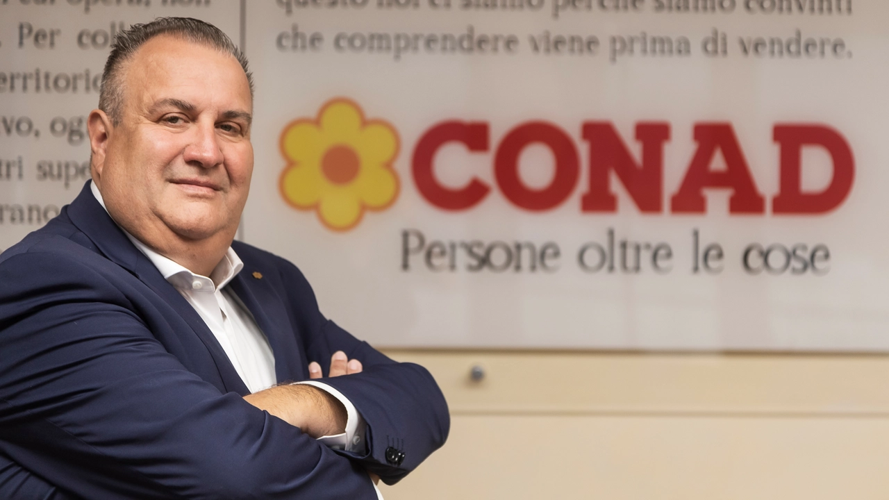 Il presidente di Conad Nord Ovest, Roberto Toni