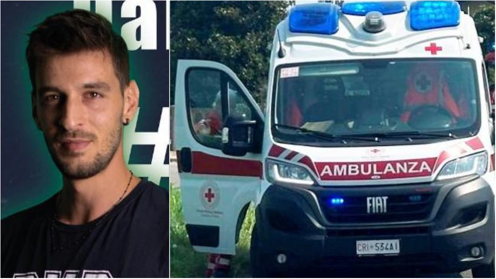 Un'ambulanza e, a fianco, la vittima del malore: Danilo Cremona, conosciuto da tutti come Corry. Profondo dolore per la sua scomparsa