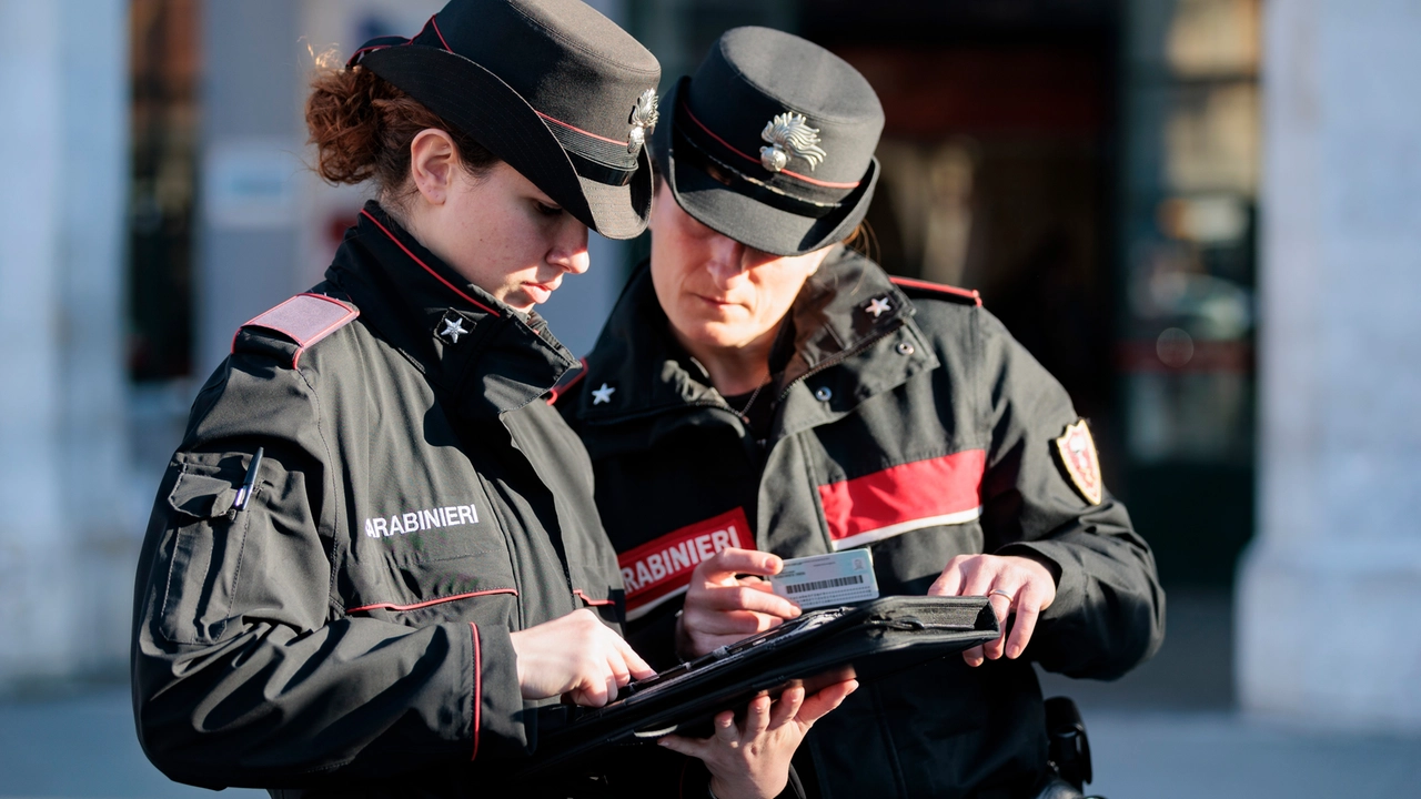 Operazione di controllo dei carabinieri (foto d'archivio)