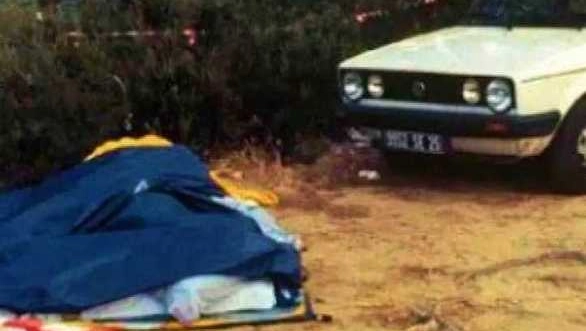 La scena del massacro della coppia d’Oltralpe, avvenuto nel 1985 nella piazzola degli Scopeti, in provincia di Firenze