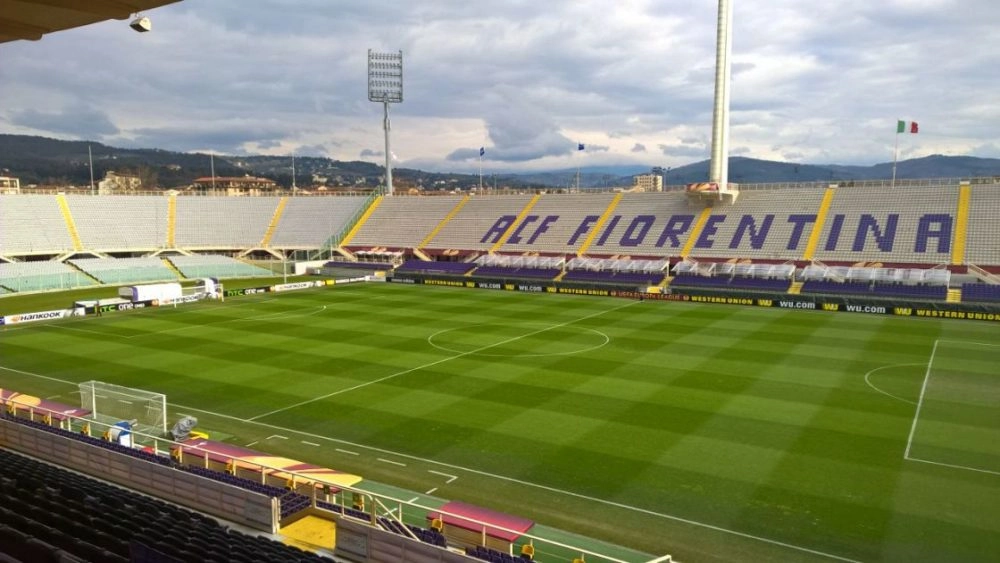 Lo stadio Artemio Franchi di Firenze