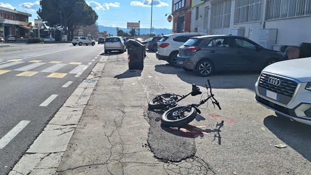 L'incidente è avvenuto in via Scarpettini a Montemurlo, all'altezza di via Popolesco - via Prato