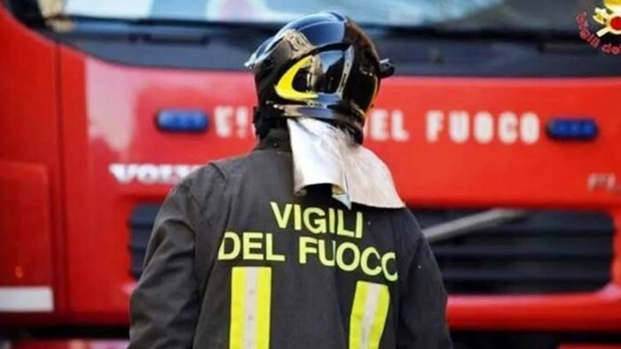 L'intervento dei vigili del fuoco