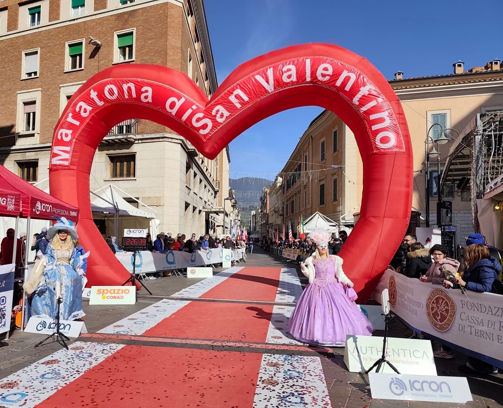 Maratona di San Valentino, ternano sul podio. Gianfilippo Grillo si piazza al secondo posto