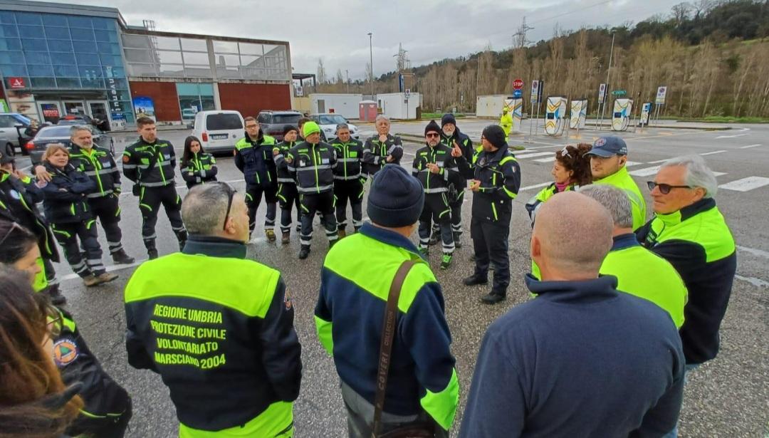 Emergenza maltempo, volontari umbri in aiuto della Toscana