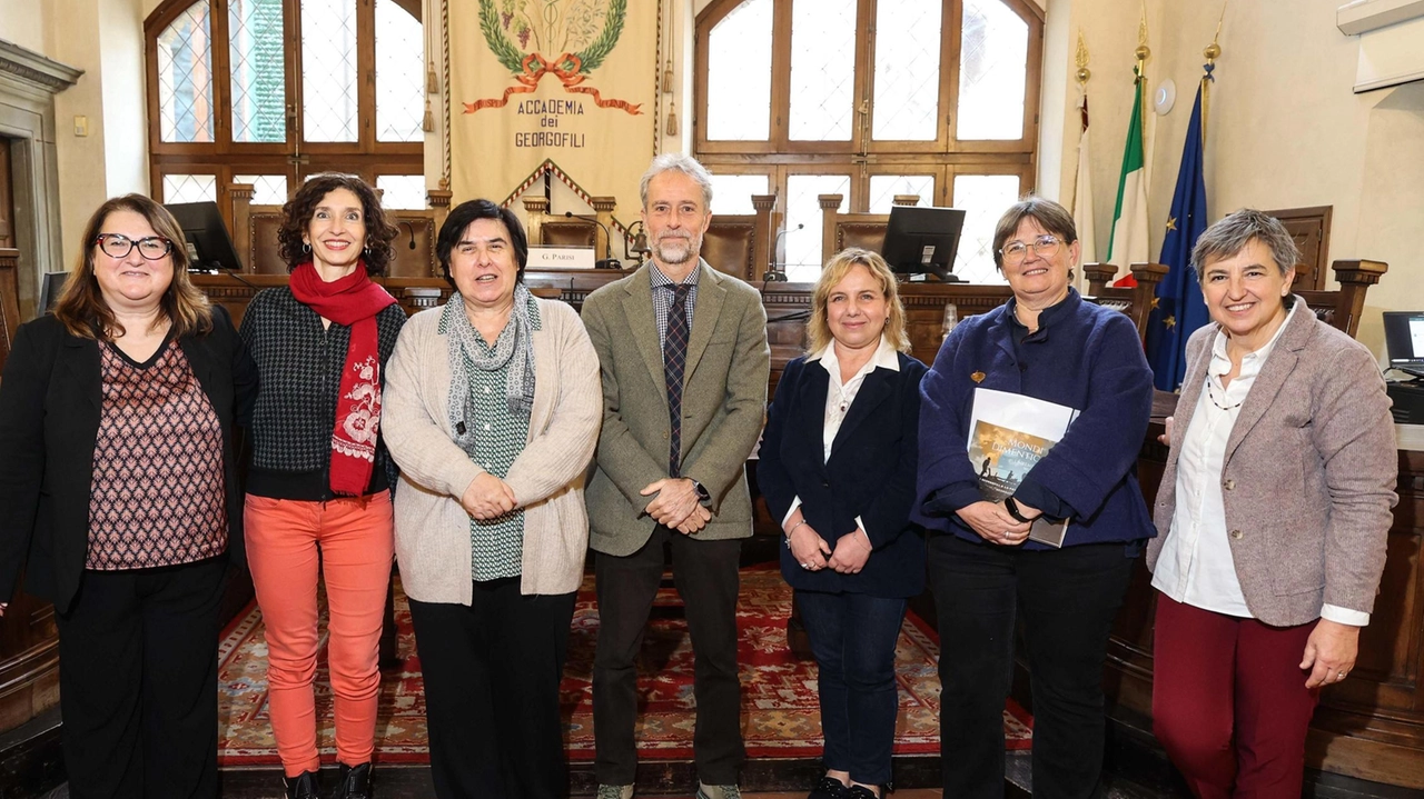 I relatori al convegno che si è svolto all’Accademia dei Georgofili dal titolo ’Donne in agricoltura’