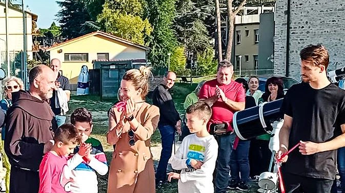 Nuova meridiana al convento. L’ha realizzata Luigi Marcon