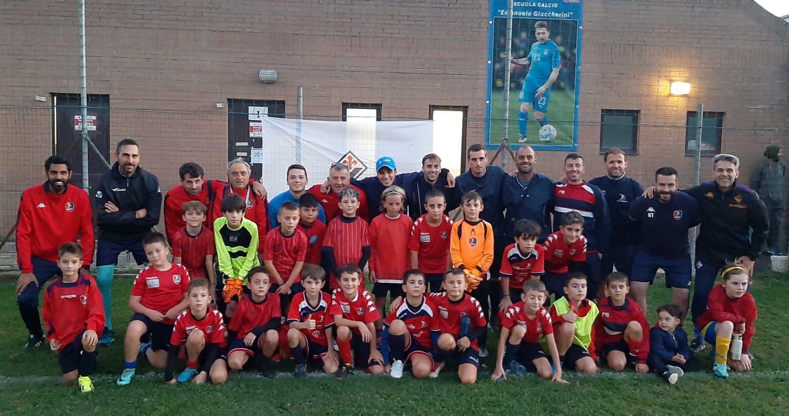 Incontri su sport e crescita alla scuola calcio Giaccherini