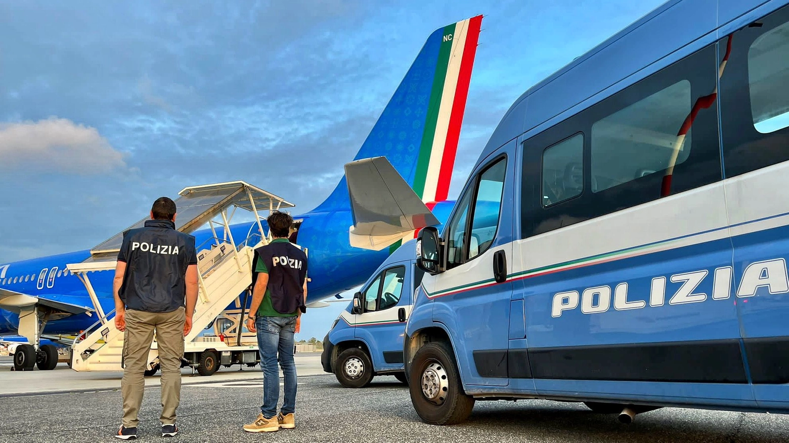 Fermato dalla Polizia in aeroporto