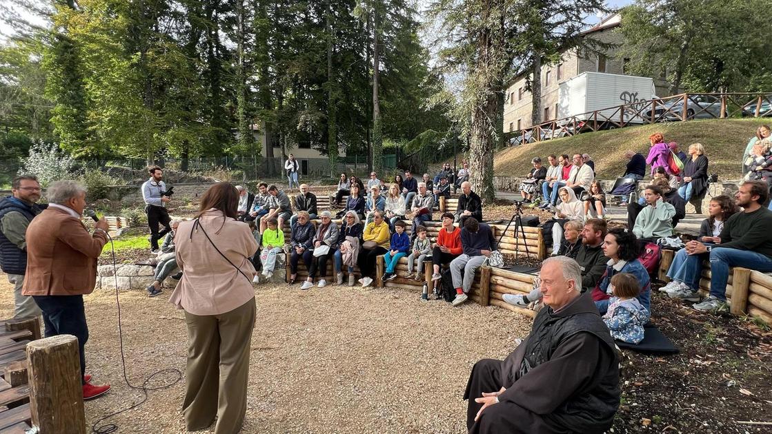 Anfiteatro naturale alla Verna. Tellini: "Un luogo di ritrovo per le attività culturali"