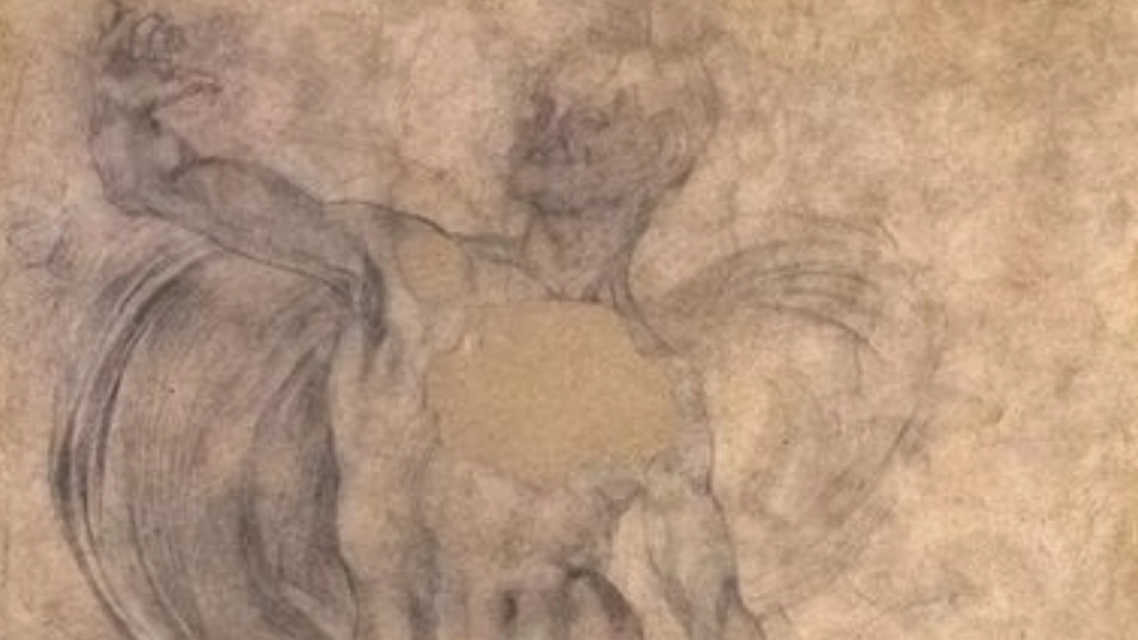 Il murale attribuito a Michelangelo 
