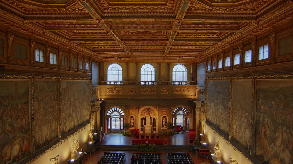 Il Salone dei Cinquecento in Palazzo Vecchio