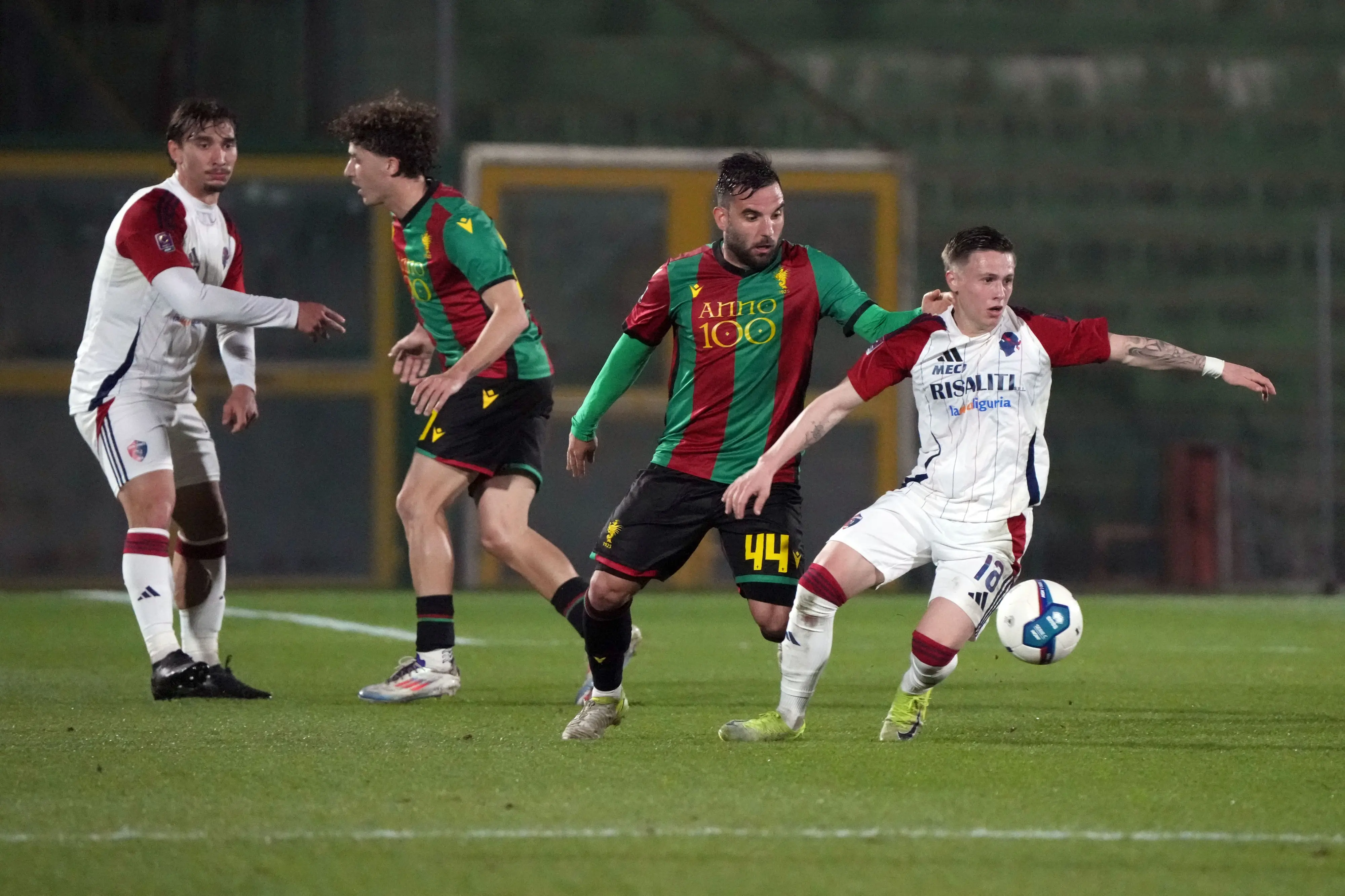 Ternana-Sestri Levante 1-0, gol decisivo di Aloi