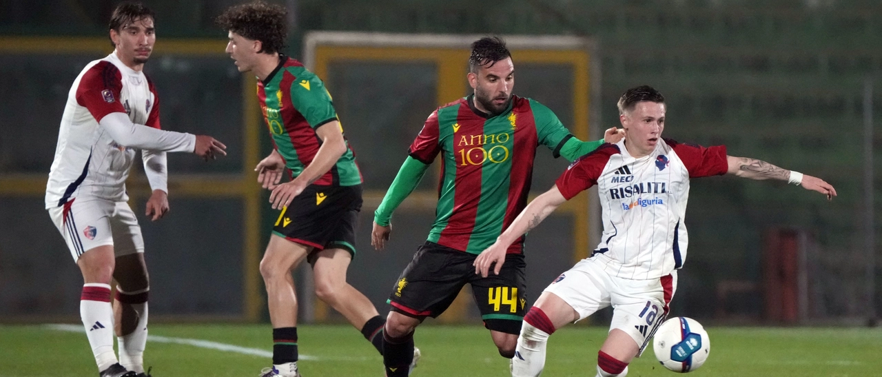 Ternana-Sestri Levante 1-0, gol decisivo di Aloi