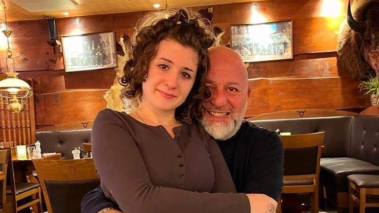 Martina Voce con il babbo Carlo