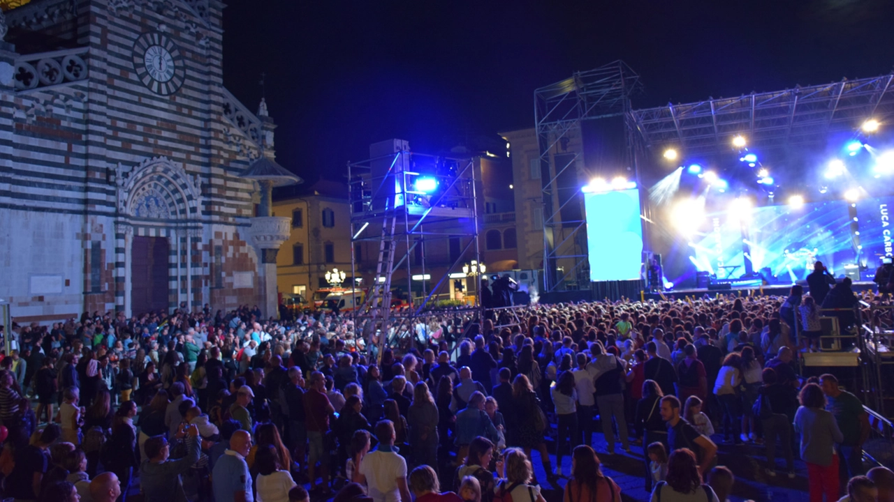 Concerto in piazza del Duomo a Prato