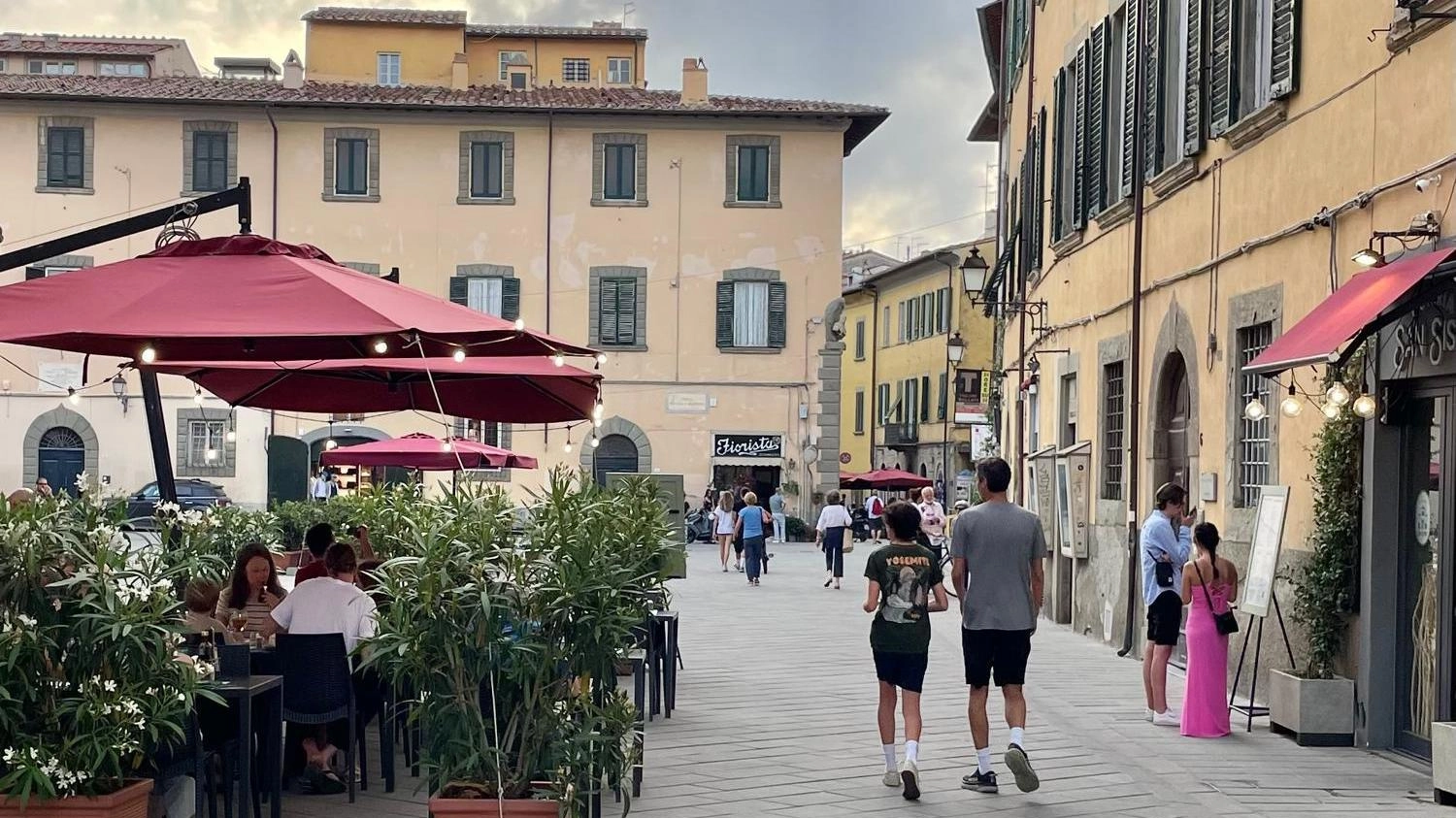 Una nuova area pedonale in centro