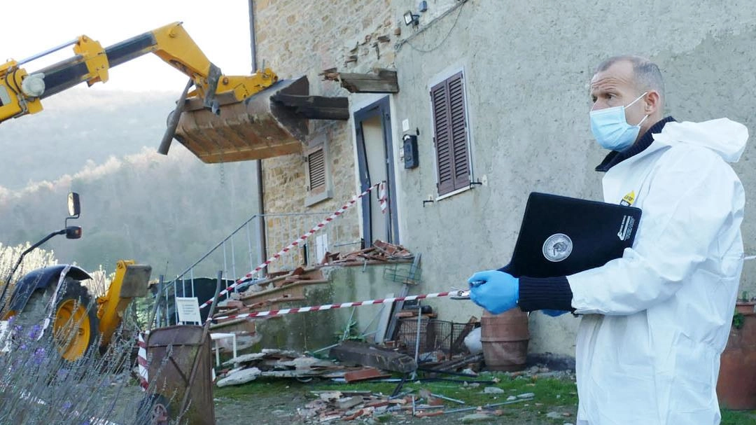 LA casa di San polo dove Mugnai uccise il suo vicino di casa