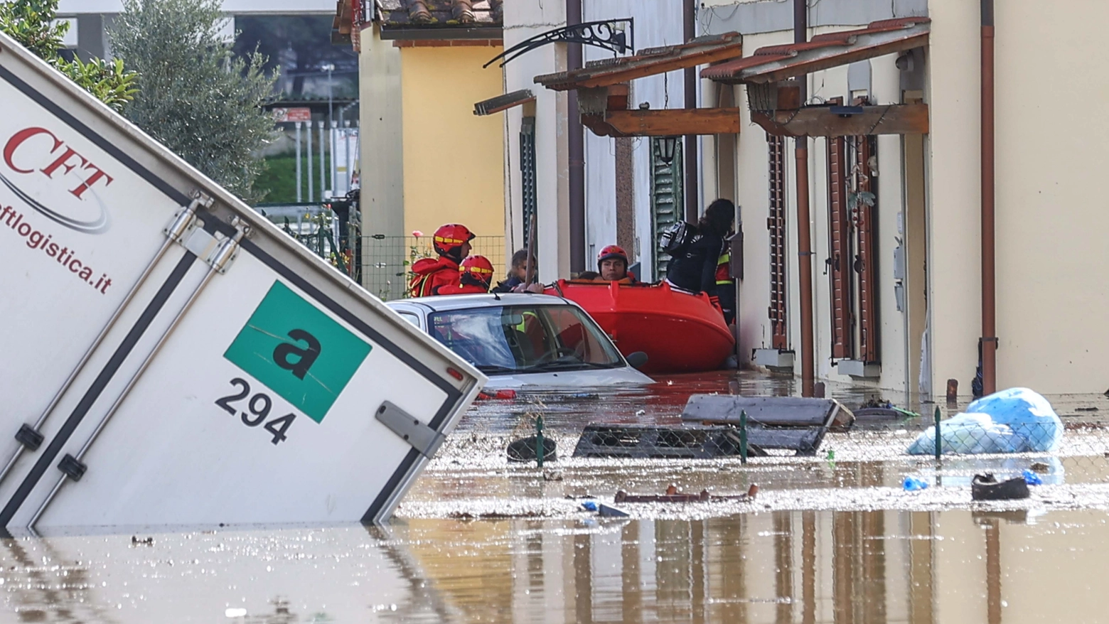 Allagamenti a Castelfiorentino (Foto Gasperini/Germogli)