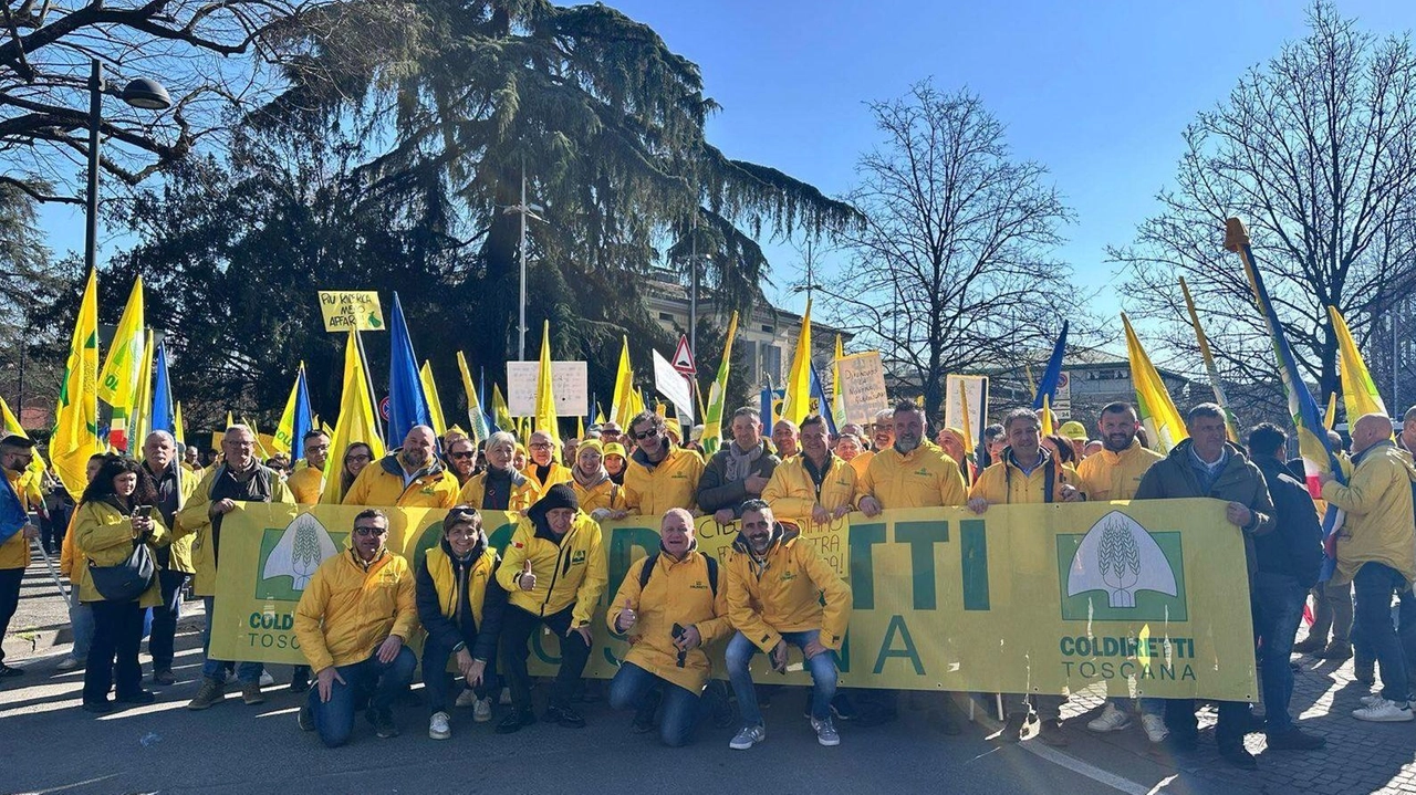 La delegazione di Coldiretti Grosseto presente a Parma