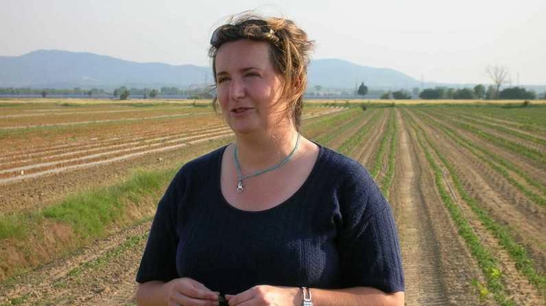 Giulia Maria Zalum, titolare dell’omonima azienda agricola nelle campagne cascinesi