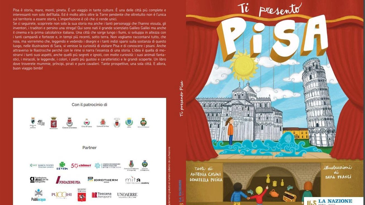 La copertina di «Ti presento Pisa» in regalo il 9 ai lettori de La Nazione