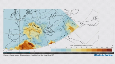 Sabbia dal Sahara colora il cielo dell’Emilia Romagna: fenomeno e previsioni
