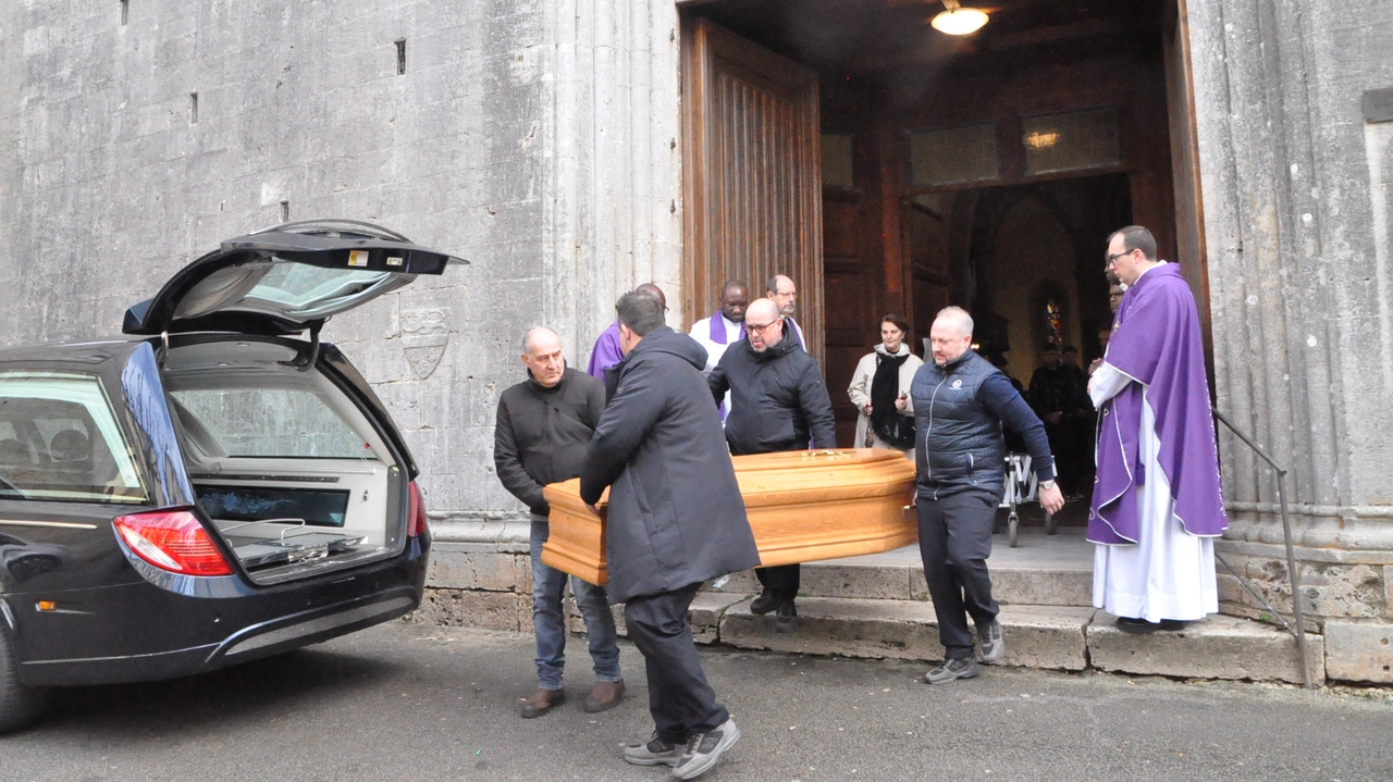 I funerali di Daniele Venturi, 55 anni, fondatore e presidente dell'Associazione Nazionale Papaboy