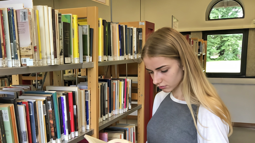 Letture in biblioteca (foto di archivio). Il Kunst riceve la Biblioteca Serlupiana, la più significativa donazione nei suoi 127 anni di storia