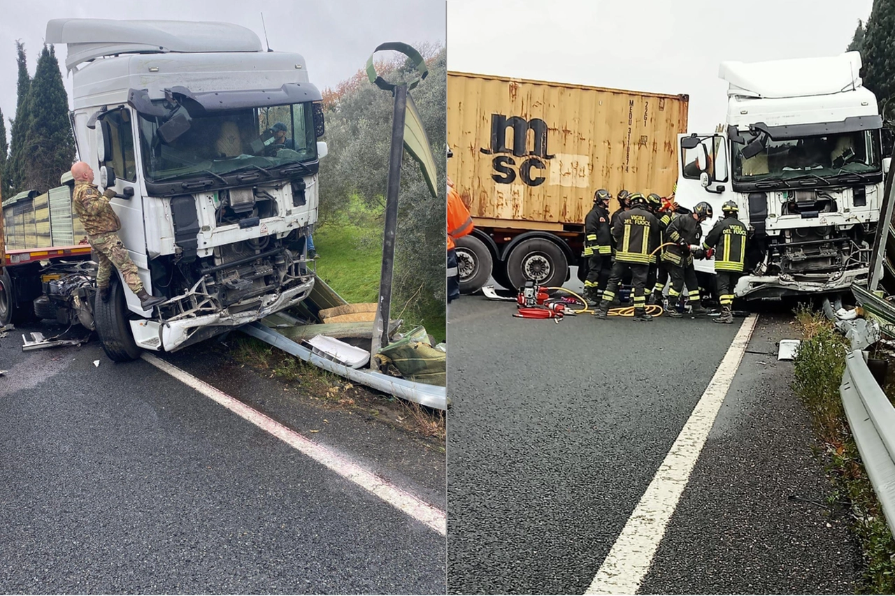 Il camion intraversato in FiPiLi