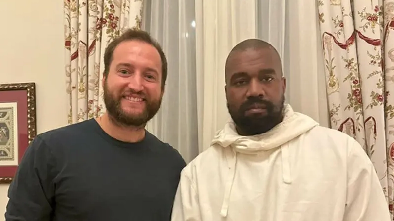 Il dentista Emanuele Cicero e il rapper Kanye West