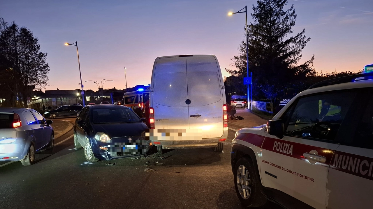 La scena dell'incidente