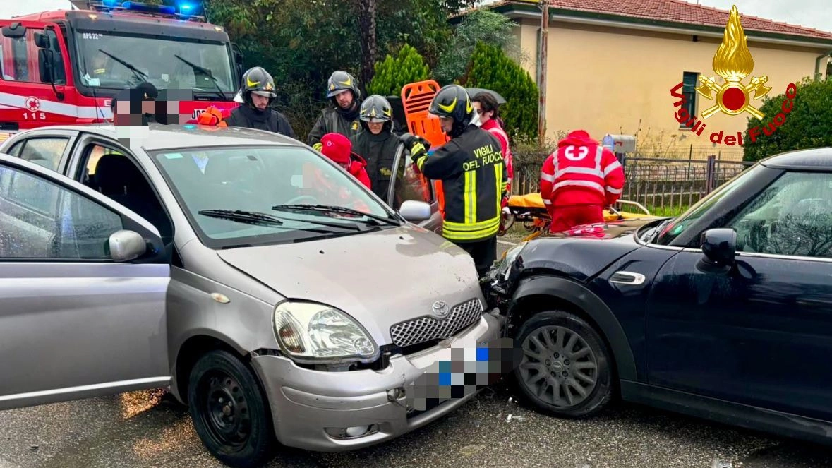 La scena dell'incidente