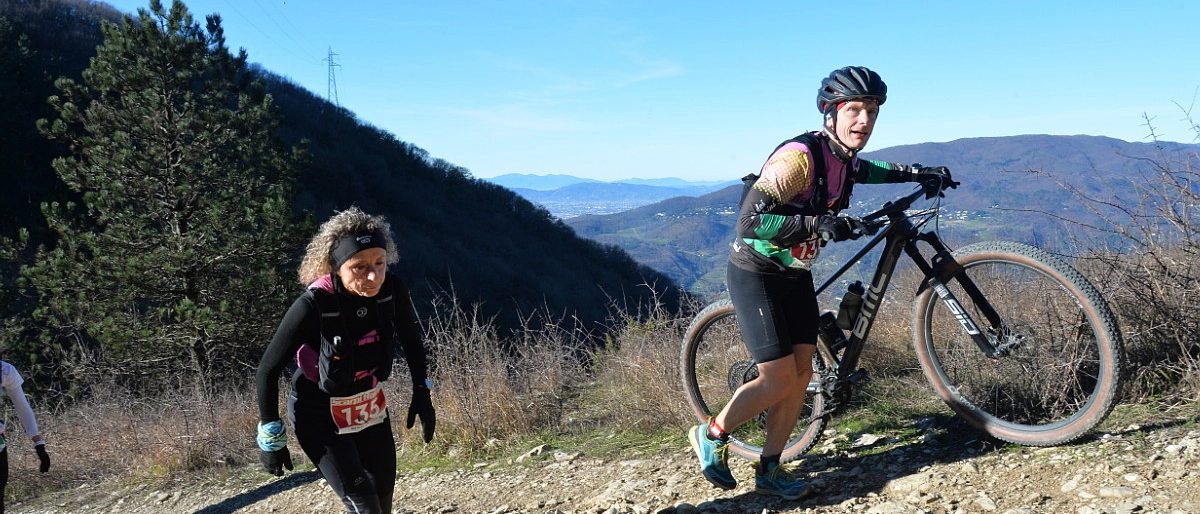 Il percorso di 30 km da S.Lucia a San Quirico di Vernio