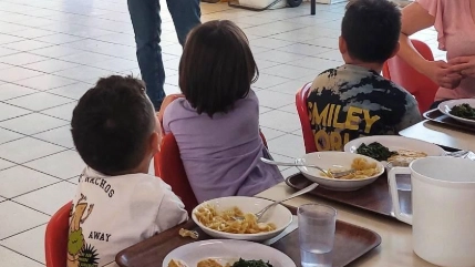 Una mensa scolastica in una foto di repertorio. Oltre duecento i bambini che si sono sentiti male