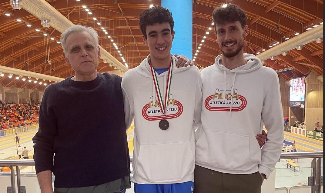 Filippo Misuri è settimo nel salto in alto ai Campionati Italiani Allievi Indoor