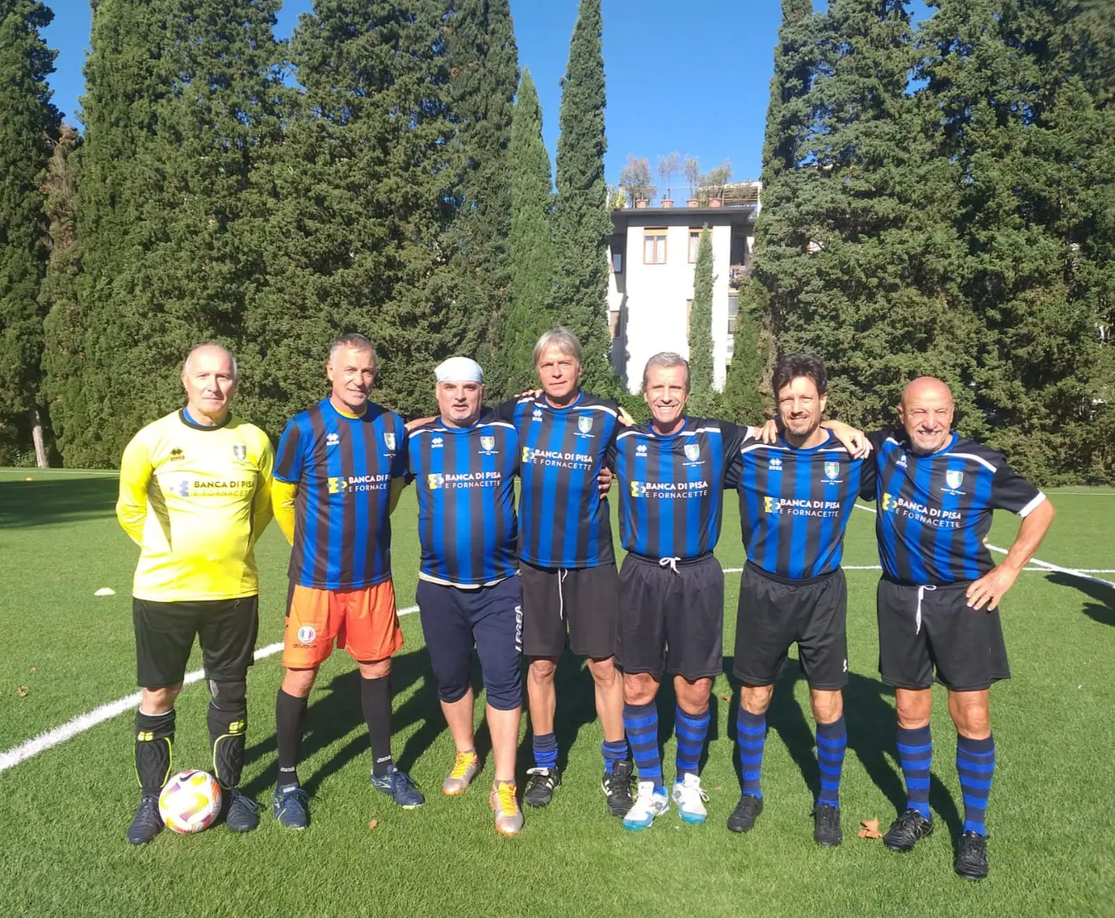 Calcio camminato, i veterani dello sport di Pisa primi allo stage nazionale di Coverciano