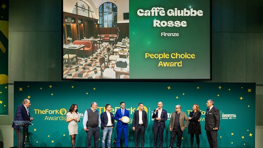 La premiazione del Caffè Giubbe Rosse