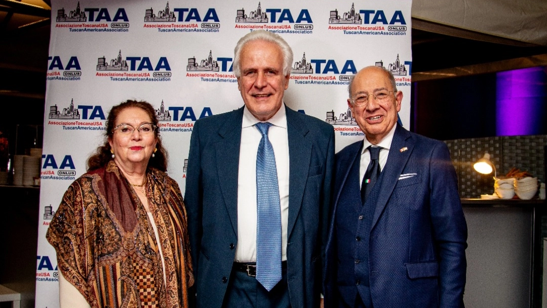 Andrea Davis, Eugenio Giani e Maurizio Mancianti