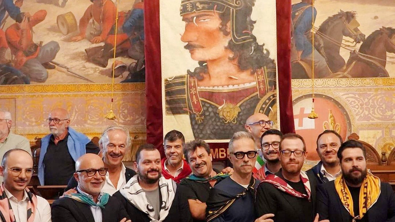 La presentazione del Palio della Quintana