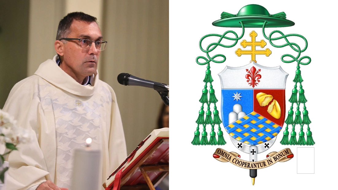 Don Gherardo Gambelli e il suo stemma episcopale