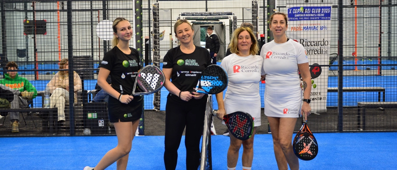 Coppa Msp Italia di Padel, bene le squadre pisane